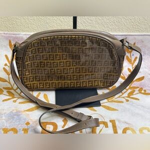 Fendi Brown Shoulder Bag Flawed Beauty